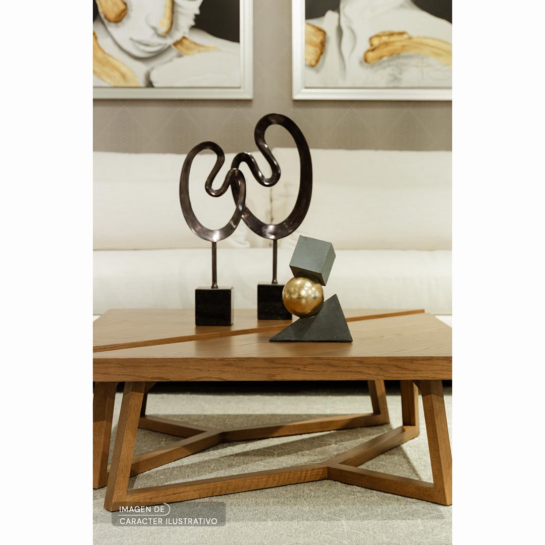 Adornos para Escritorio de Oficina - Escultura Poliedros - Ejemplo de set | CREATA Muebles