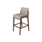 Banco Barra Desayunador Bock Grey Elite tres cuartos fondo blanco | CREATA Muebles
