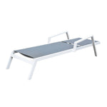 Camastros para Exterior - Camastro Lilac Textileno Gris Oscuro acostado | CREATA Muebles
