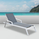 Camastros para Exterior - Camastro Lilac Textileno Gris Oscuro imagen principal | CREATA Muebles