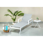 Camastros para Exterior - Camastro Lilac Textileno Gris Oscuro set demostrativo | CREATA Muebles