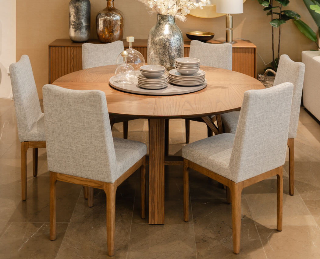 Compar comedor 6 sillas- comedor con banca y sillas - comprar comedores | CREATA Muebles