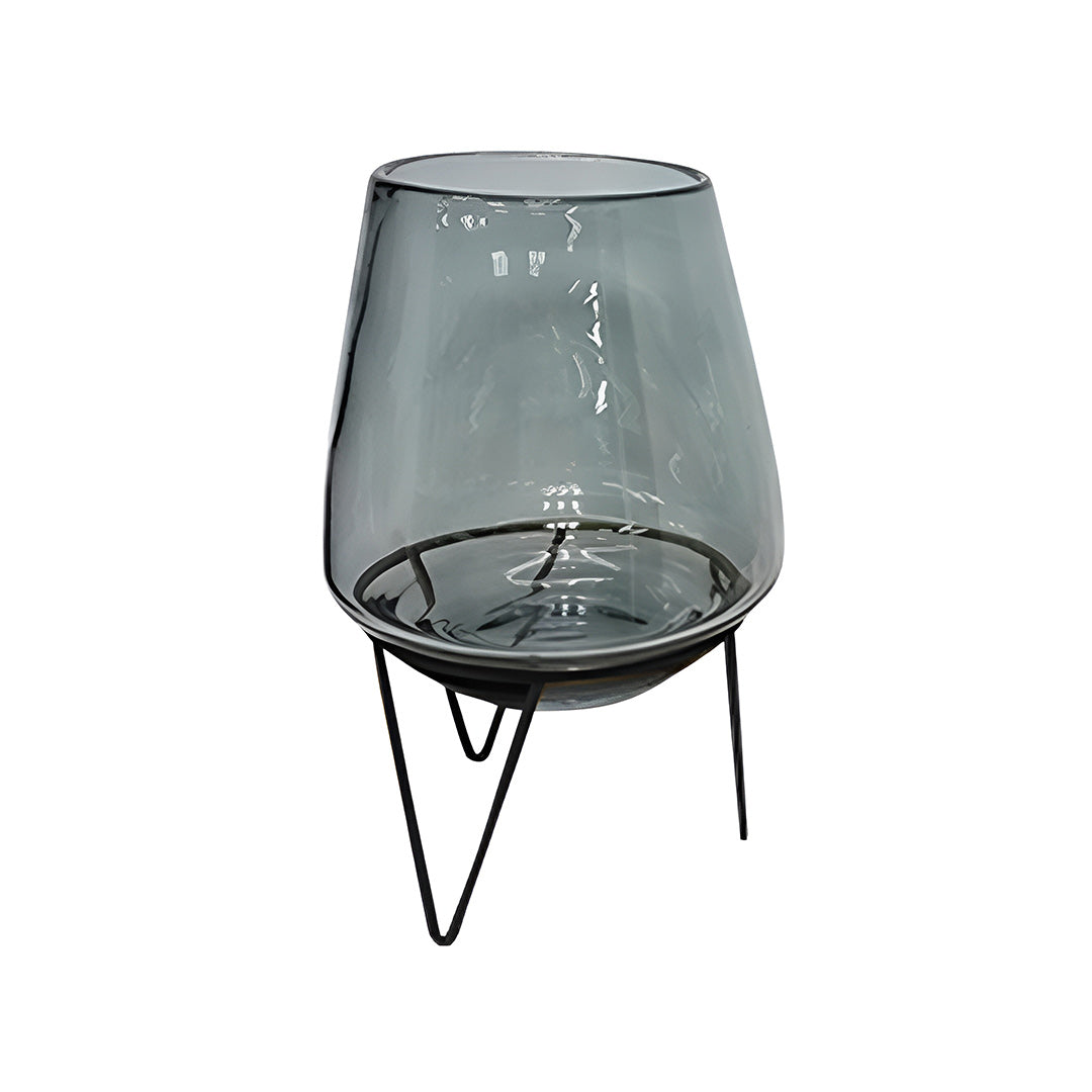 Floreros para mesa de centro - Base Maya Negra | CREATA Muebles