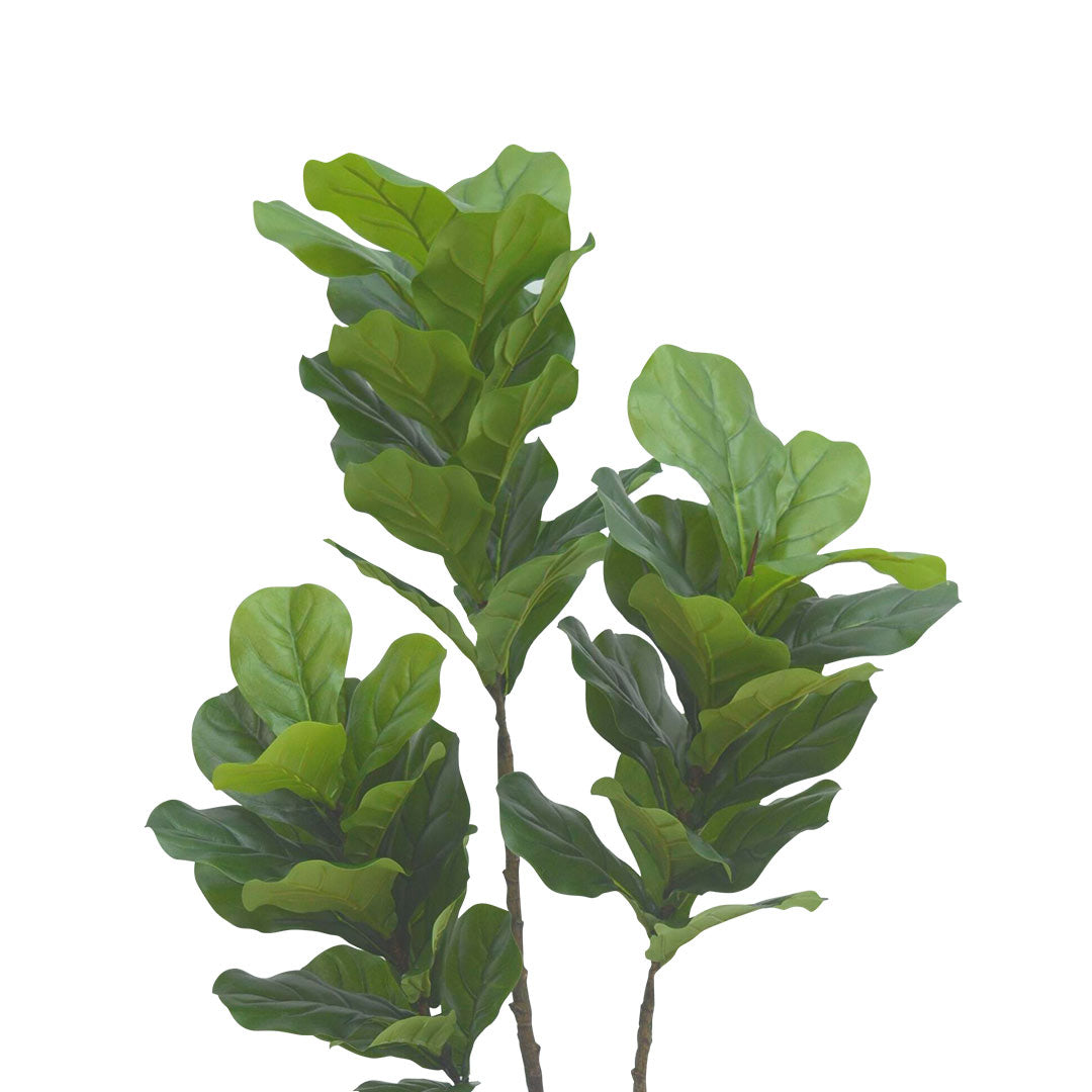 Macetas Artificiales Grandes - Árbol Lira Triple close up | CREATA Muebles