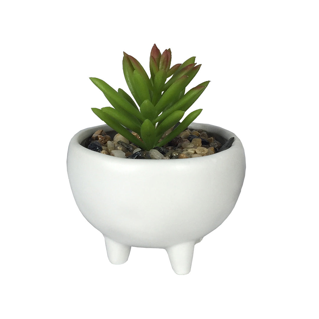 Macetas de Plantas Artificiales - Planta Cami Blanca | CREATA Muebles