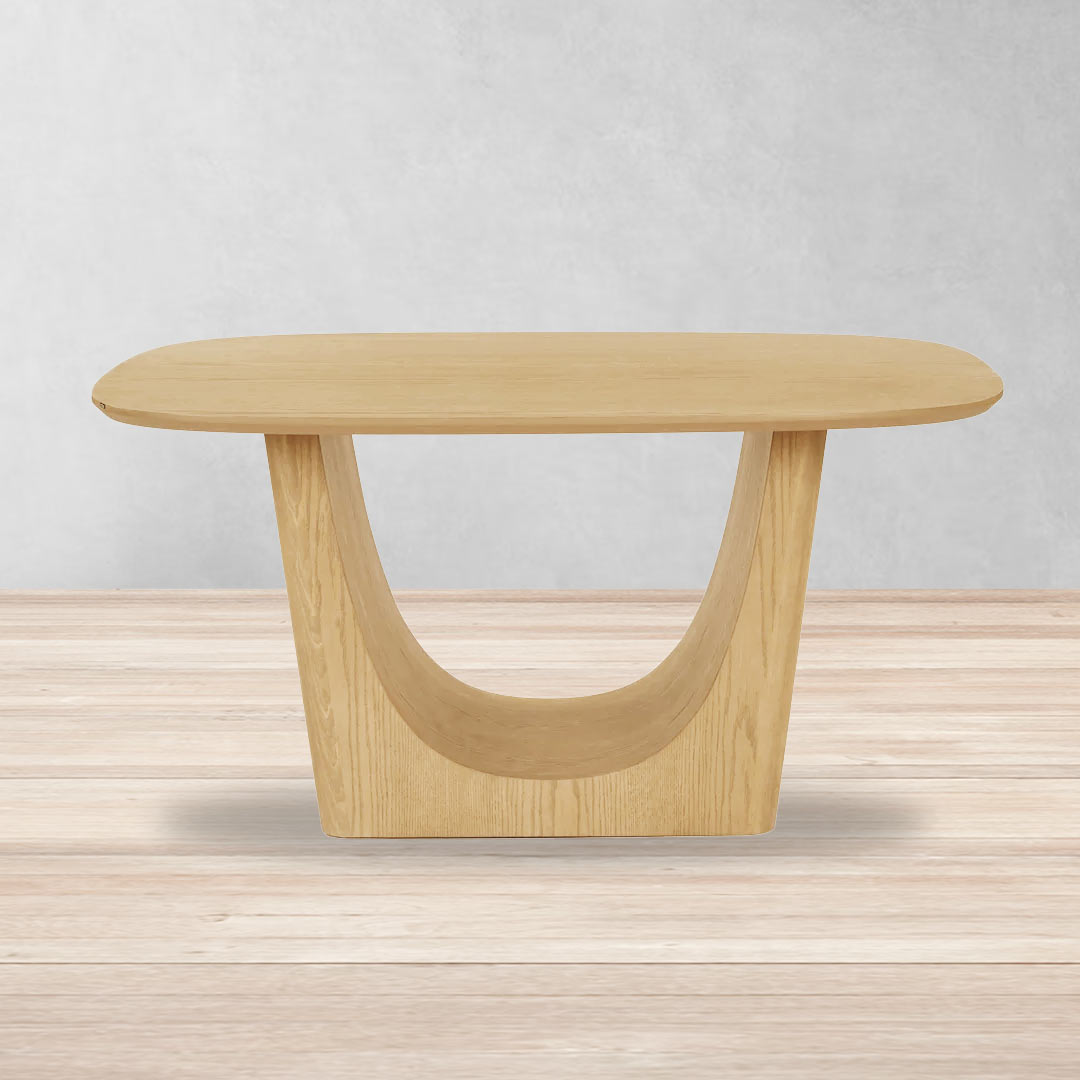 Mesas de madera para comedor - Mesa Atenas Encino Tacuba | CREATA Muebles
