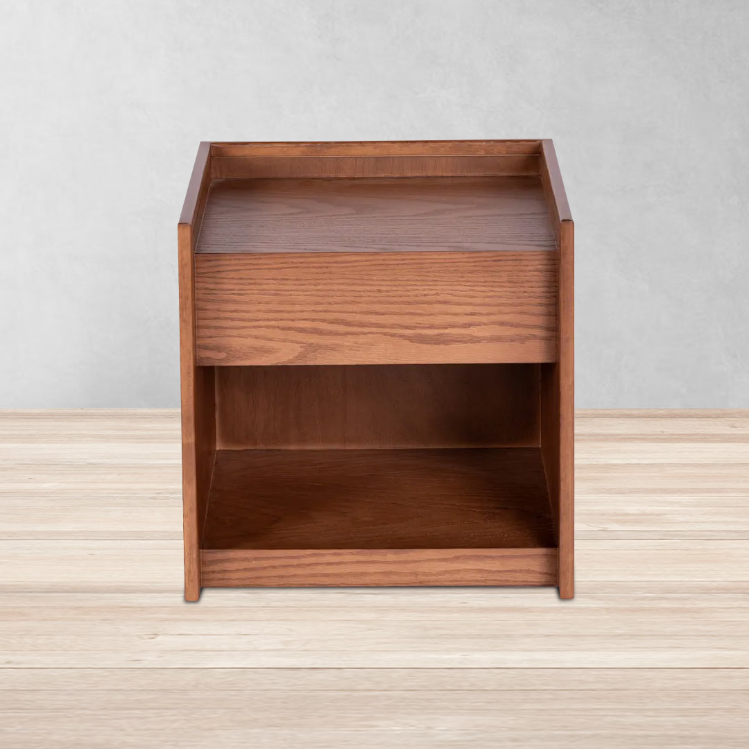 Muebles buro - Buró Valencia Encino Laca Bellota | CREATA Muebles