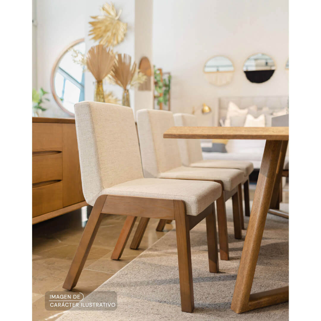 Precio Sillas Comedor - Silla Kantu Fiora Linen | CREATA Muebles