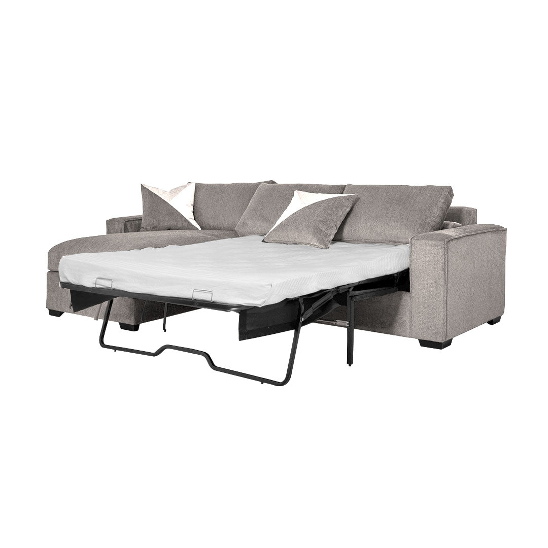 Sala con Sofá cama - Sofá Cama City Harmony Grey - CREATA Muebles