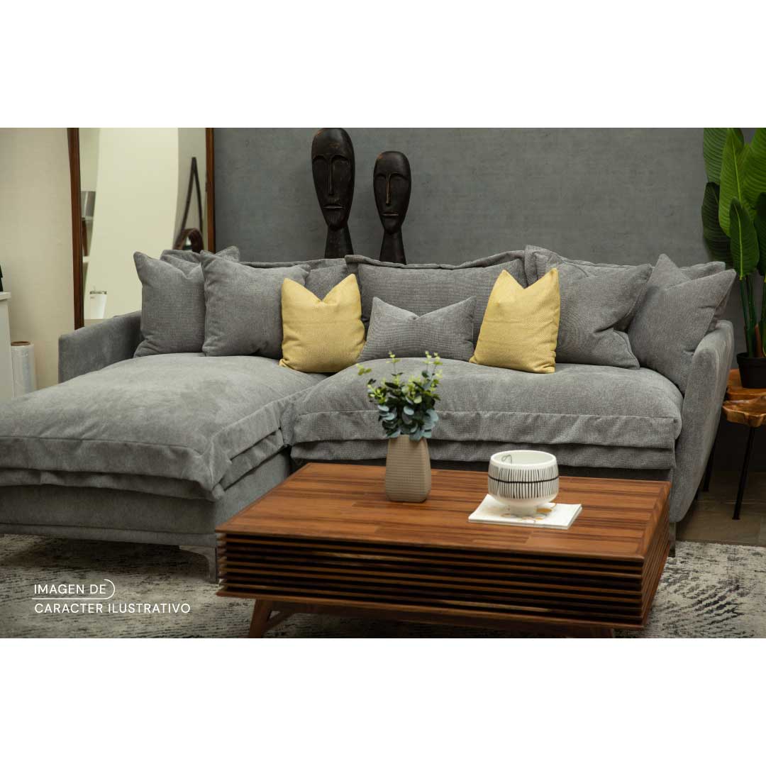 Sillón en L- Esquinero Dublin Lille Charcoal | CREATA Mueble