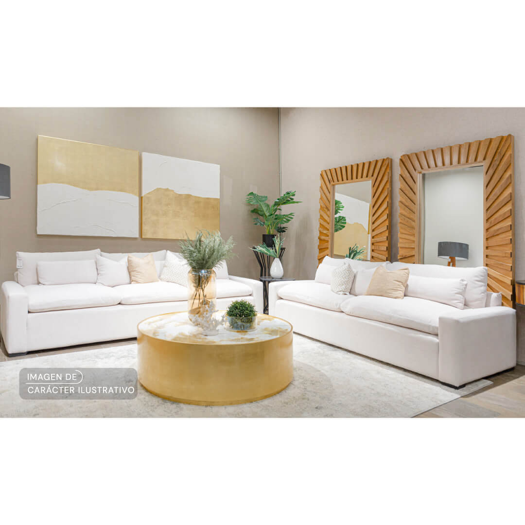 Sillon Love Seat - Georgia High Living Natural - Salas venta en linea | CREATA Muebles