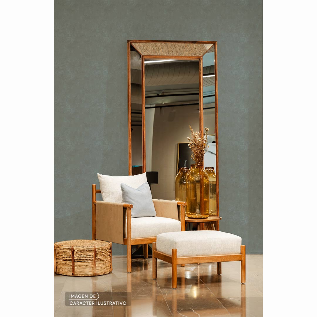 Sillón Madera - Sillón Owen Baja Tusk - Set Ilustrativo | CREATA Muebles