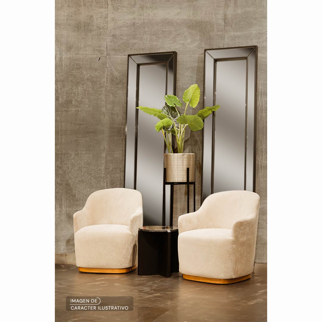 Sillón para Recámara- Sillón Osaka Amber  Beige - Set Ilustrativo | CREATA Muebles