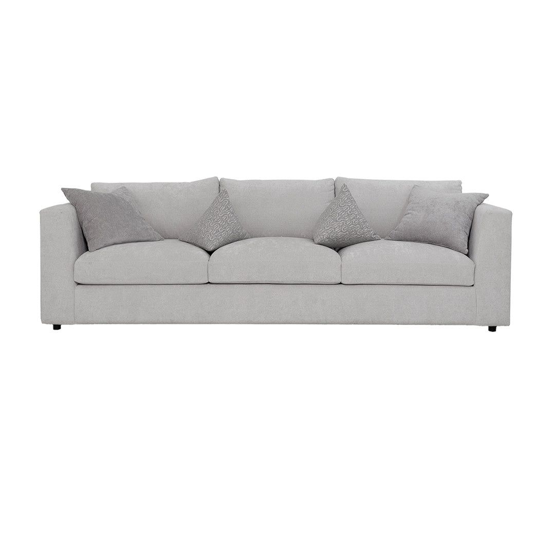 Sofa Grande y cómodo Hanna Silver | CREATA Muebles