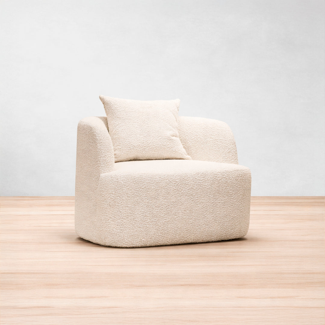 Back Sillón Ocasional Giratorio Irlanda Copenhaguen Natural | CREATA MUEBLES