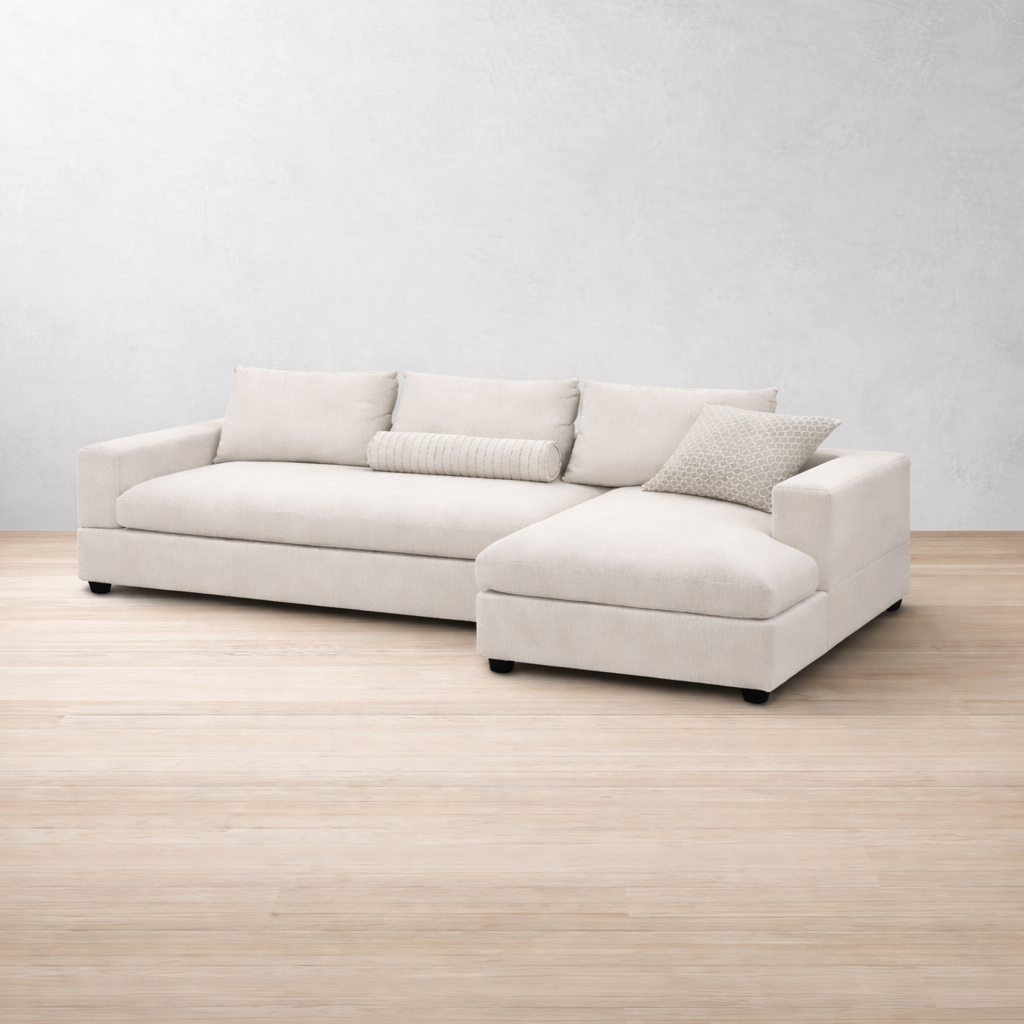 Back Sala en L Amareto Distraction Natural | CREATA MUEBLES