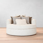 Back Sillón individual Aria color Carrara cloud | CREATA MUEBLES