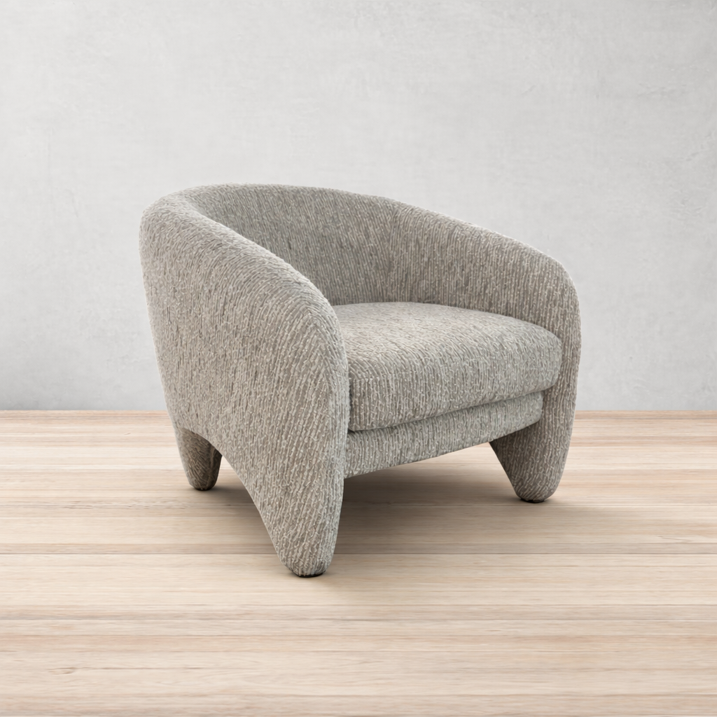 Back Sillón individual Clarisse en color Grayge | CREATA MUEBLES