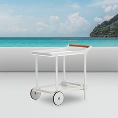 Carrito de Servicio con ruedas - Carrito Coastal Exterior portada | CREATA Muebles