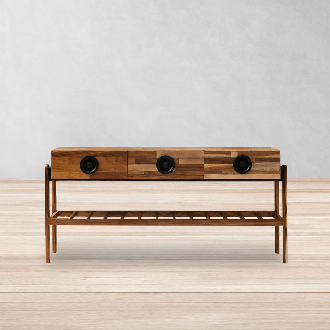 Credenzas Modernas - Credenza Enola Parota con Fondo | CREATA Muebles