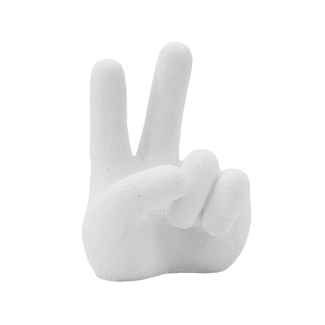 Esculturas de Mano - Escultura Mano Love Blanca | CREATA Muebles