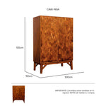 Isométrico Cava Inga Parota | CREATA MUEBLES