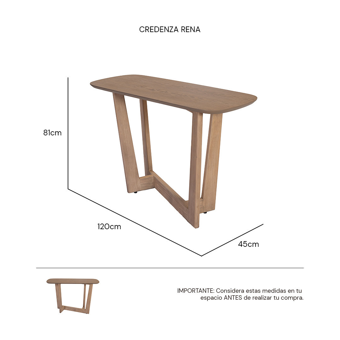 isometrico Credenza Rena Encino Tacuba | CREATA MUEBLES