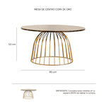 Isomtrico Mesa de centro Copa | CREATA MUEBLES