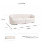 Isométrico Sala Ponzetta Gellar Marble | CREATA MUEBLES