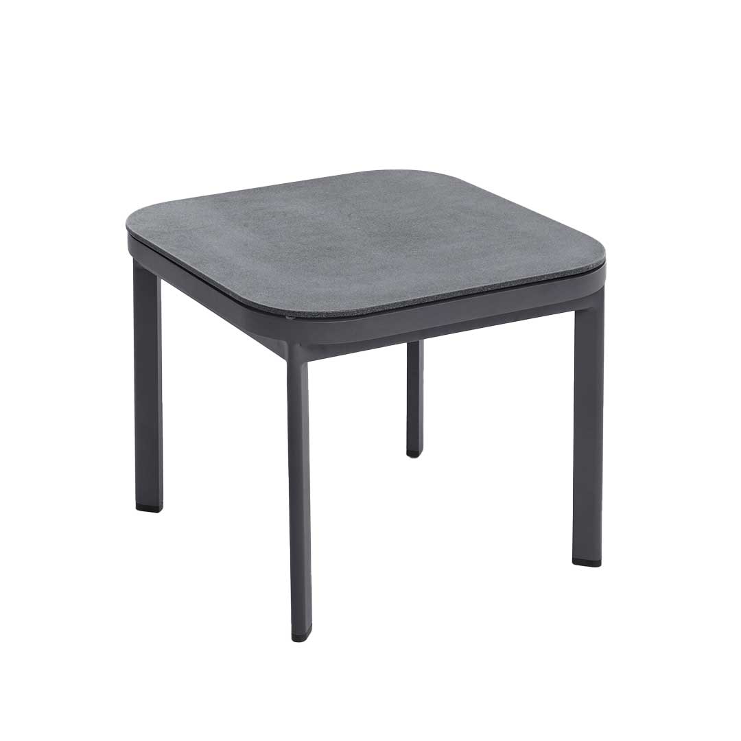 Mesitas Exterior - Mesa Lateral Santa Mónica Dark Grey | CREATA Muebles