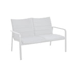 Salas Exteriores - Sala Santa Mónica Blanco - Love Seat  | CREATA Muebles