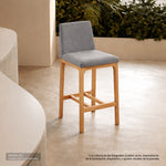 Set Banco Desayunador Salermo con respaldo Grey Elite Tacuba | CREATA MUEBLES