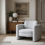 Set Sillón individual Casper en color Grayge | CREATA MUEBLES