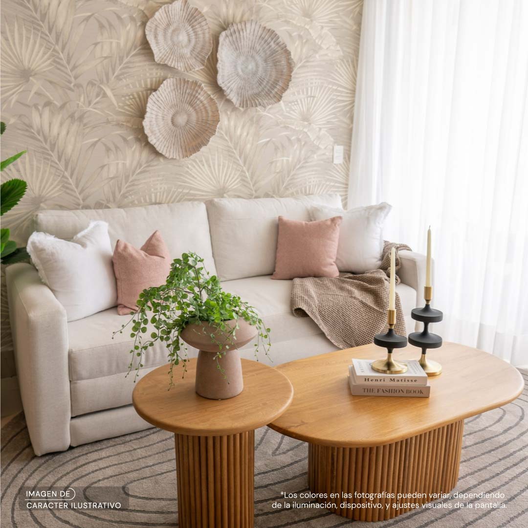 Set Sofá Cama Galian Presto Flax | CREATA MUEBLES