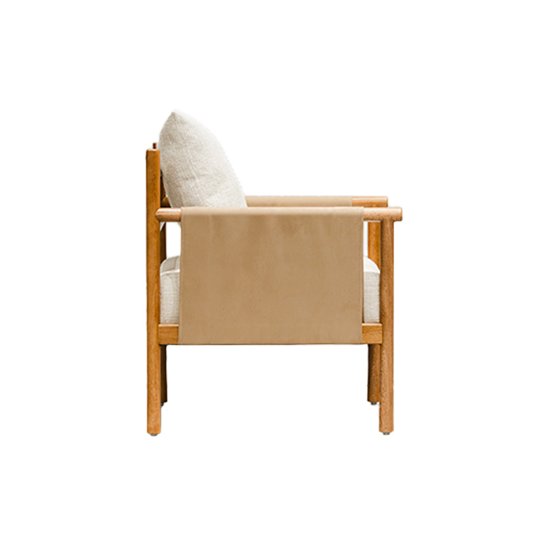 Sillón Madera - Sillón Owen Baja Tusk Perfil | CREATA Muebles 