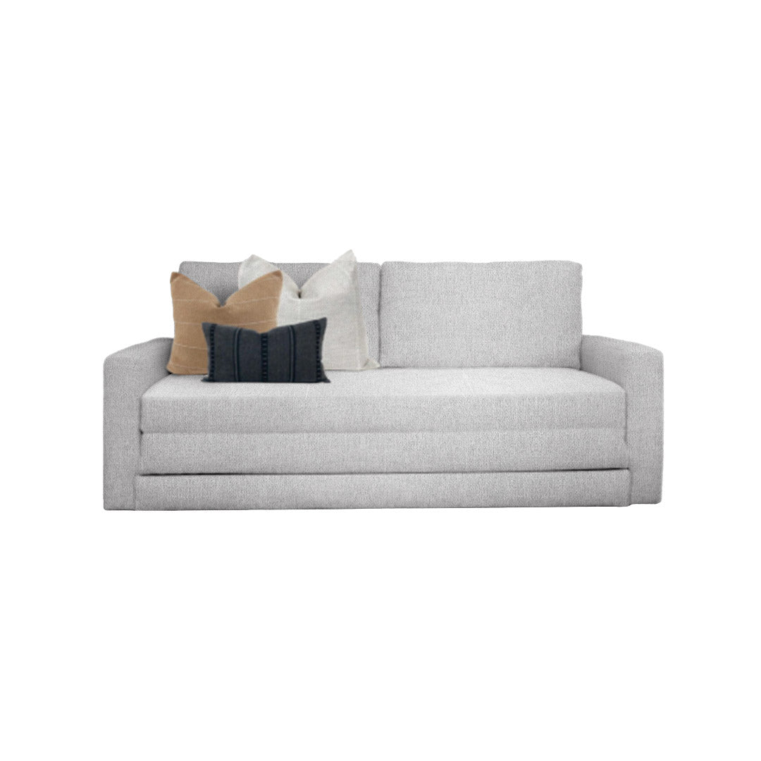 Sofa Cama Gris - Sofa Cama Galliano Elite Pewter - Sofa en Fondo blanco | CREATA Muebles