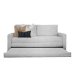 Sofa Cama Gris - Sofa Cama Galliano Elite Pewter - Despliegue Medio | CREATA Muebles